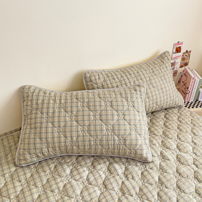 91家纺网 家纺一手货源 找家纺 纽缦家纺 2025新款云朵棉亲肤加厚夹棉单品床笠床笠单件单床笠 觅遇