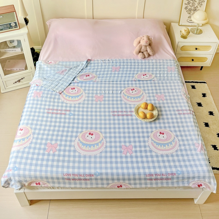 91家纺网 家纺一手货源 找家纺 （总）纽缦家纺 2025春夏新款A类水洗棉印花睡袋