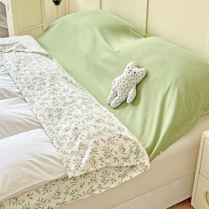 91家纺网 家纺一手货源 找家纺 纽缦家纺 2025春夏新款A类水洗棉印花睡袋 清凉里