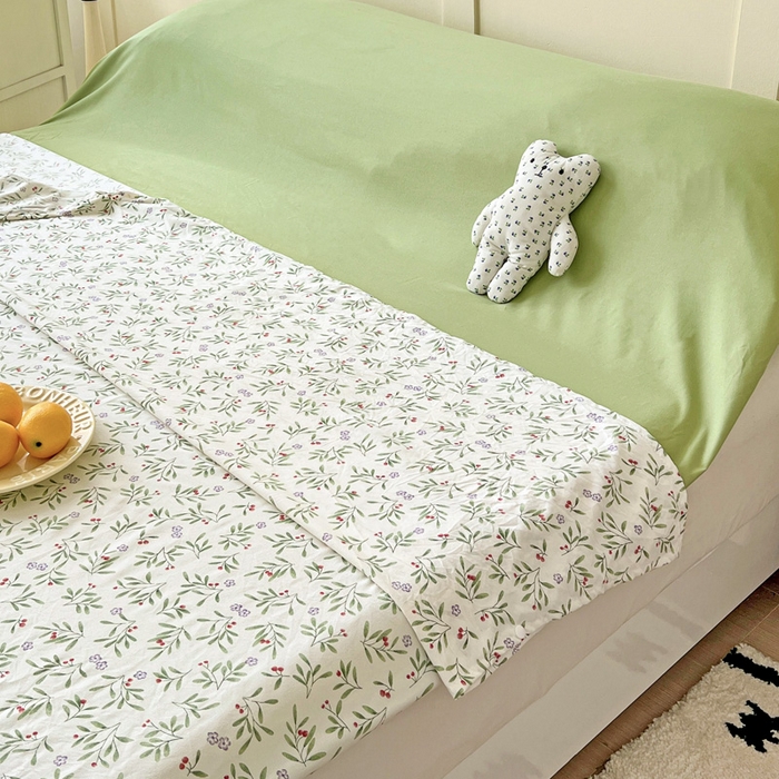 91家纺网 家纺一手货源 找家纺 纽缦家纺 2025春夏新款A类水洗棉印花睡袋 清凉里