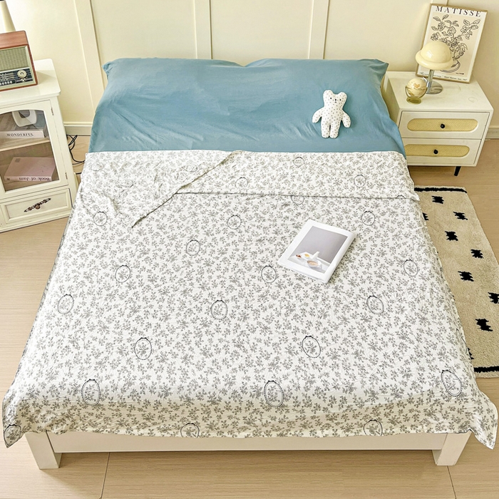 91家纺网 家纺一手货源 找家纺 （总）纽缦家纺 2025春夏新款A类水洗棉印花睡袋