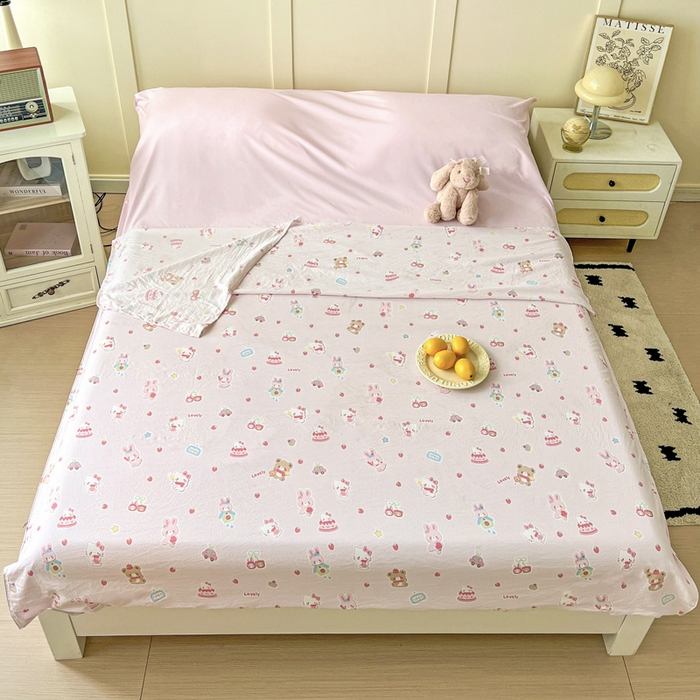 91家纺网 家纺一手货源 找家纺 （总）纽缦家纺 2025春夏新款A类水洗棉印花睡袋