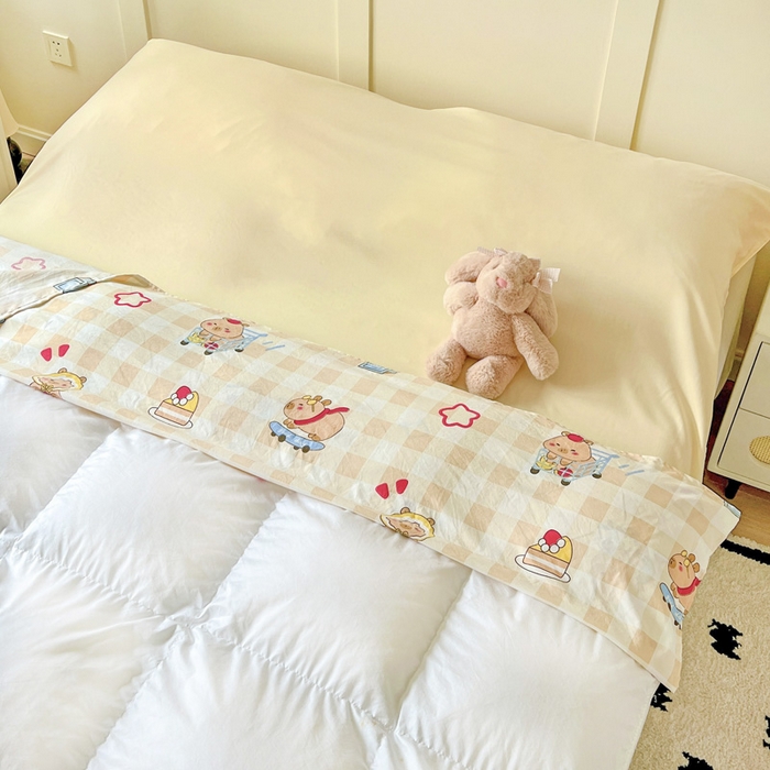 91家纺网 家纺一手货源 找家纺 纽缦家纺 2025春夏新款A类水洗棉印花睡袋 学习皮卡