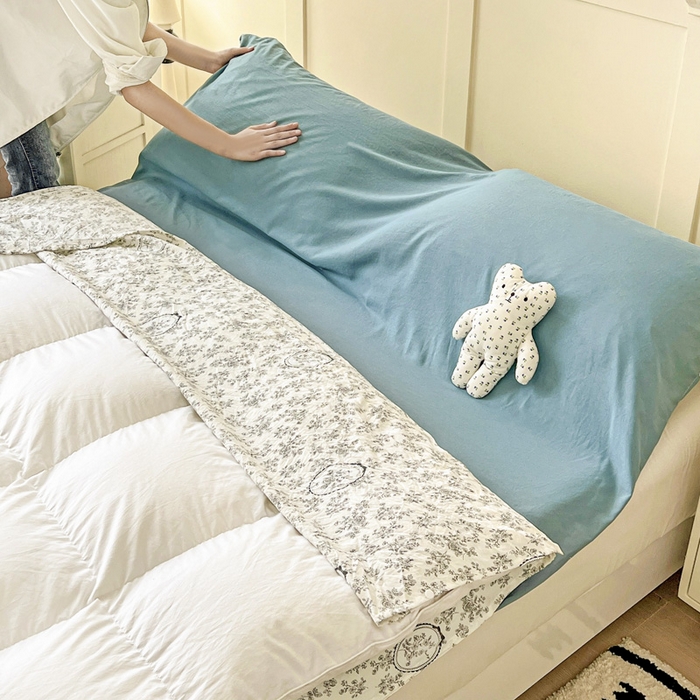 91家纺网 家纺一手货源 找家纺 纽缦家纺 2025春夏新款A类水洗棉印花睡袋 花宇时间