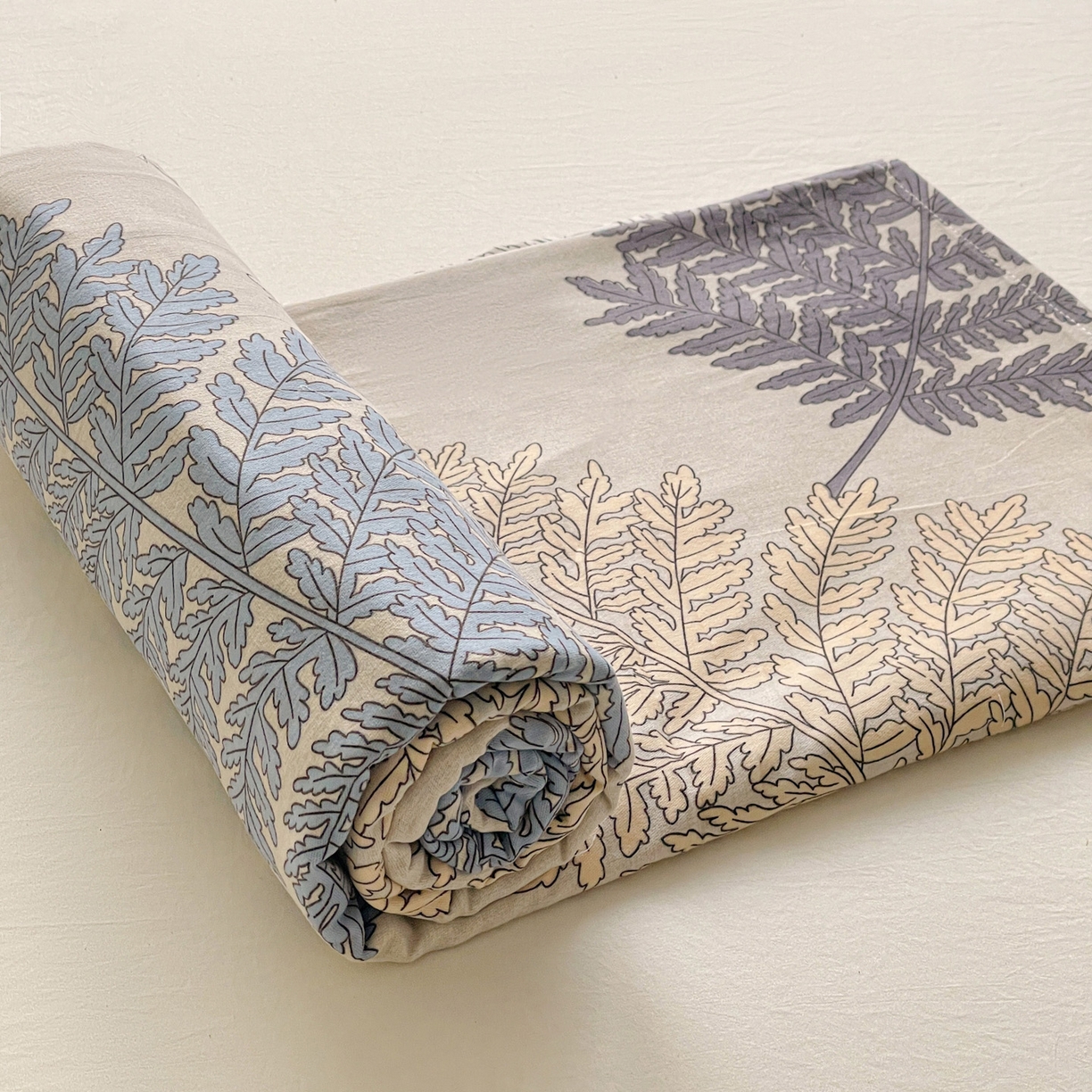 91家纺网 家纺一手货源 找家纺 （总）纽缦家纺 2025新款全棉纯棉磨毛印花单床笠 床笠单件