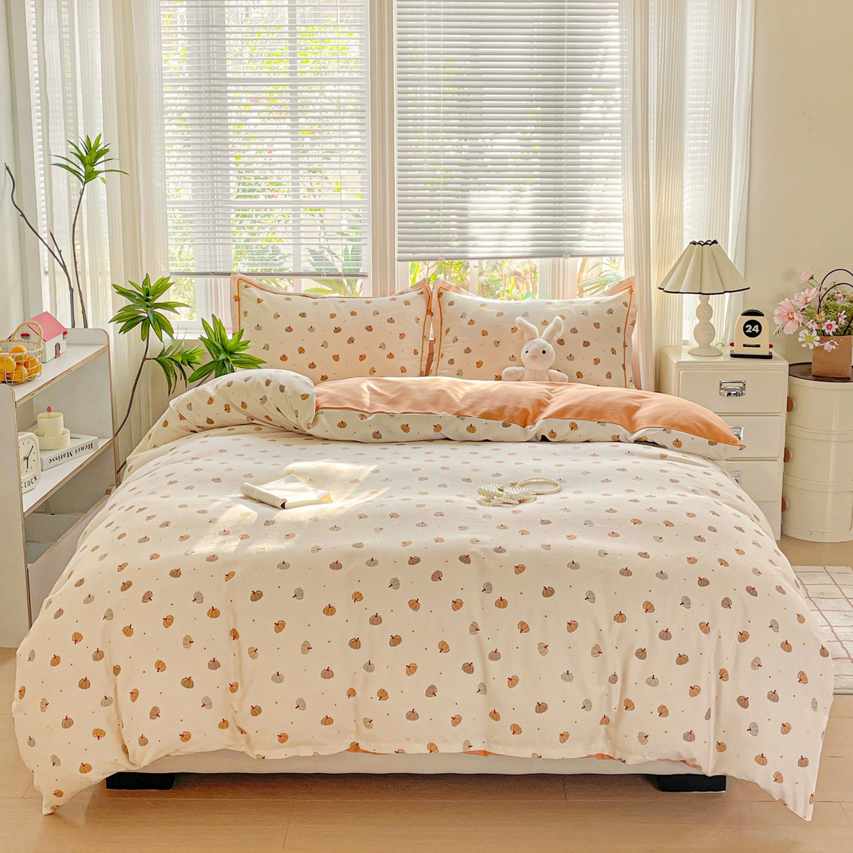 91家纺网 家纺一手货源 找家纺 （总）纽缦家纺 2025新款全棉纯棉磨毛印花四件套