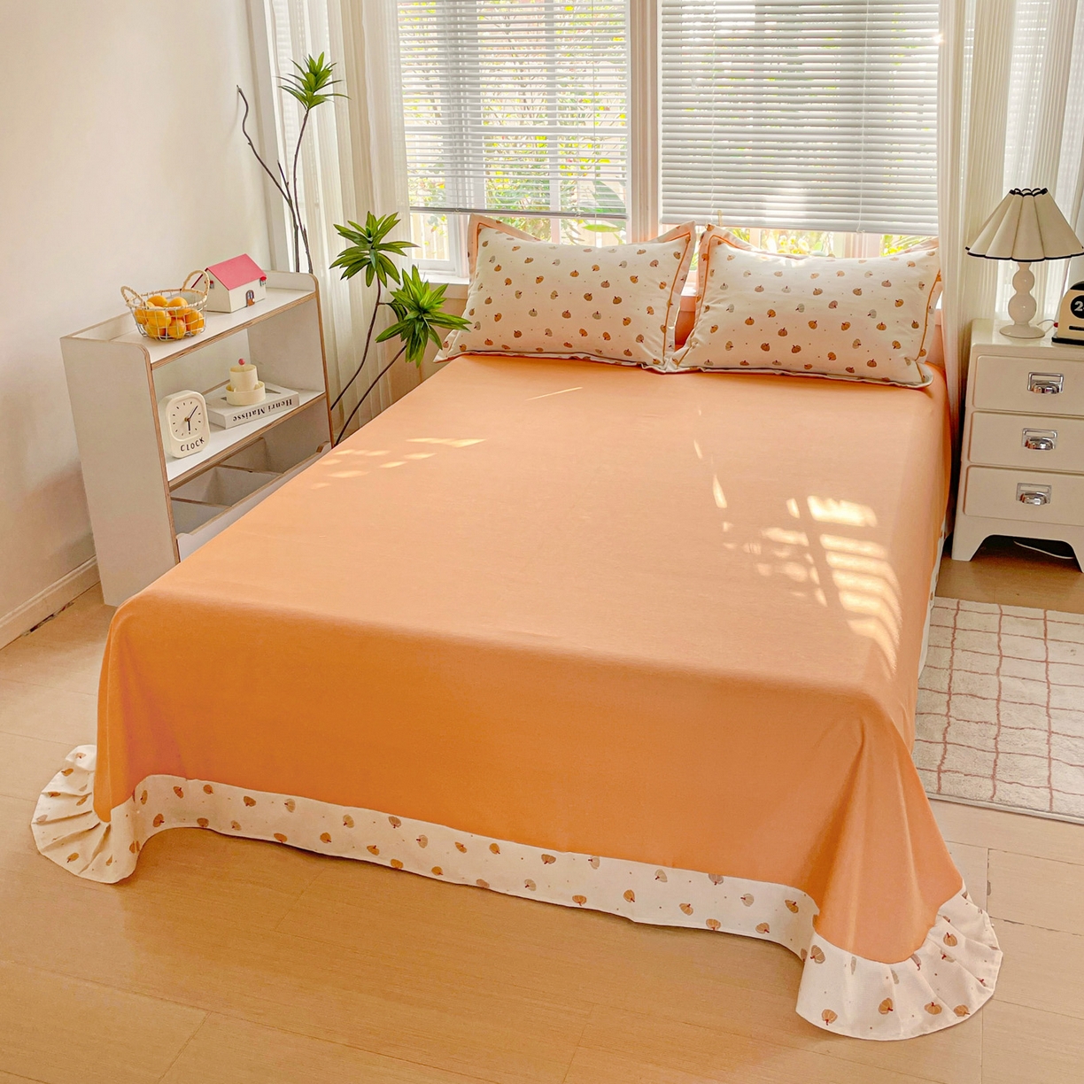 91家纺网 家纺一手货源 找家纺 （总）纽缦家纺 2025新款全棉纯棉磨毛印花四件套