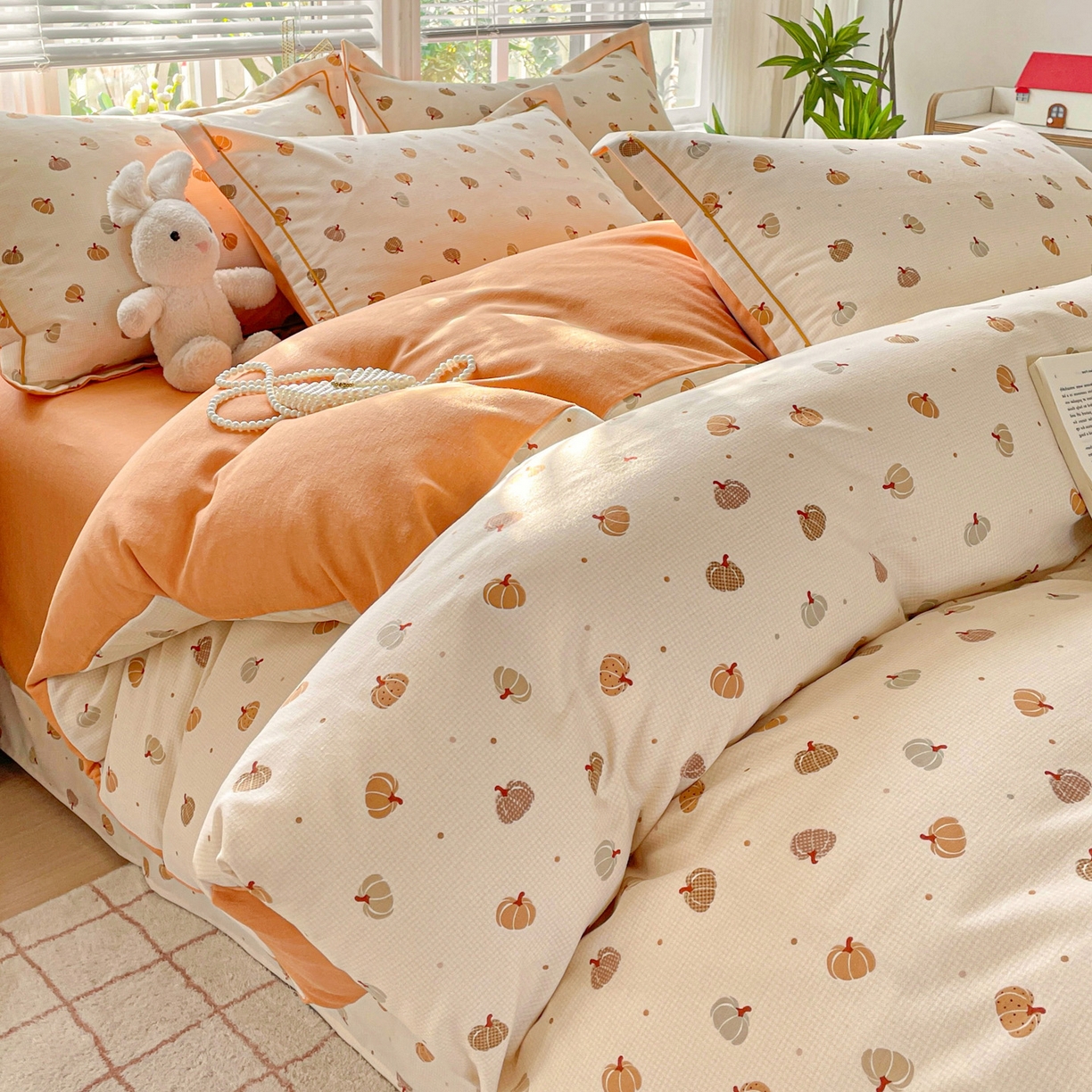 91家纺网 家纺一手货源 找家纺 （总）纽缦家纺 2025新款全棉纯棉磨毛印花四件套