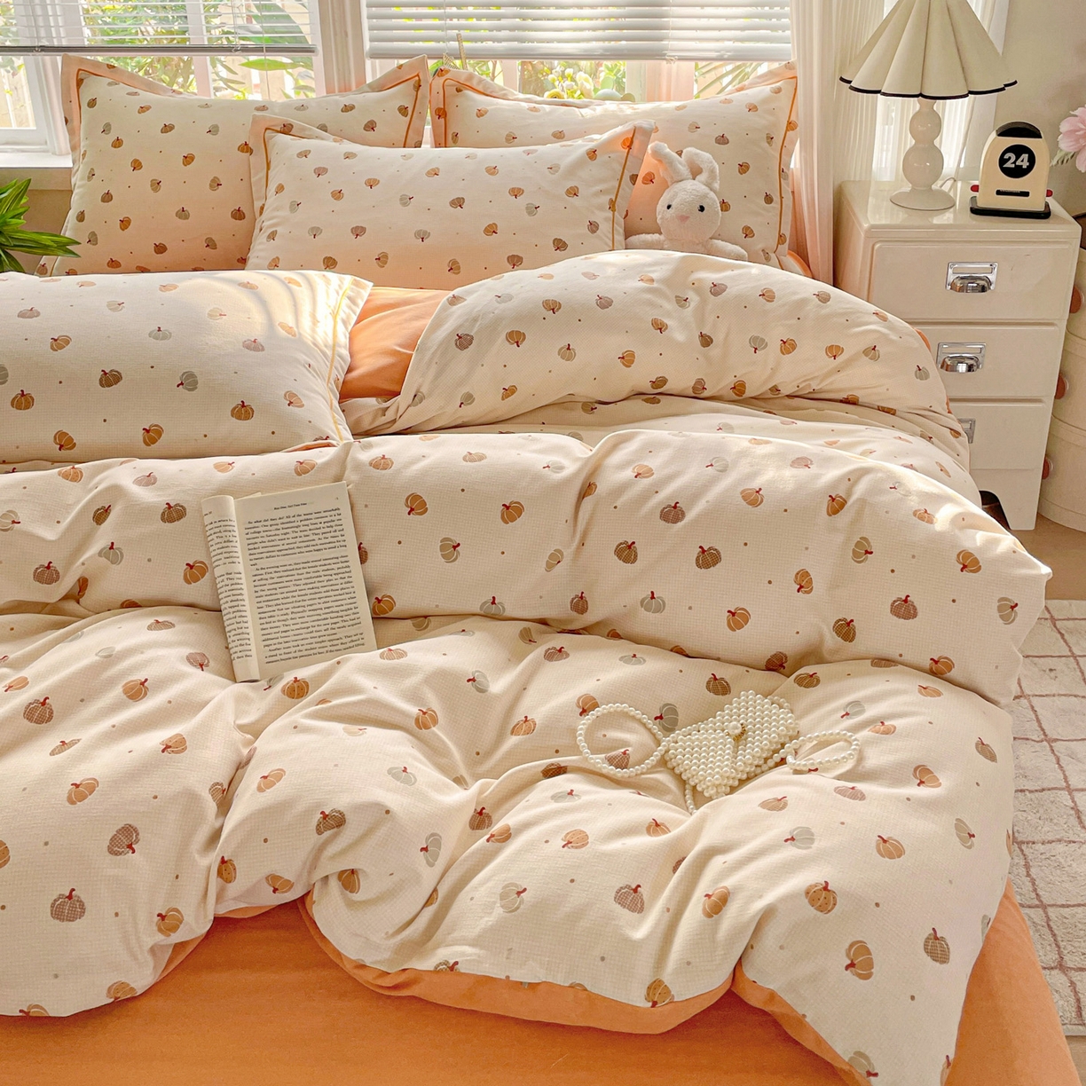 91家纺网 家纺一手货源 找家纺 （总）纽缦家纺 2025新款全棉纯棉磨毛印花四件套