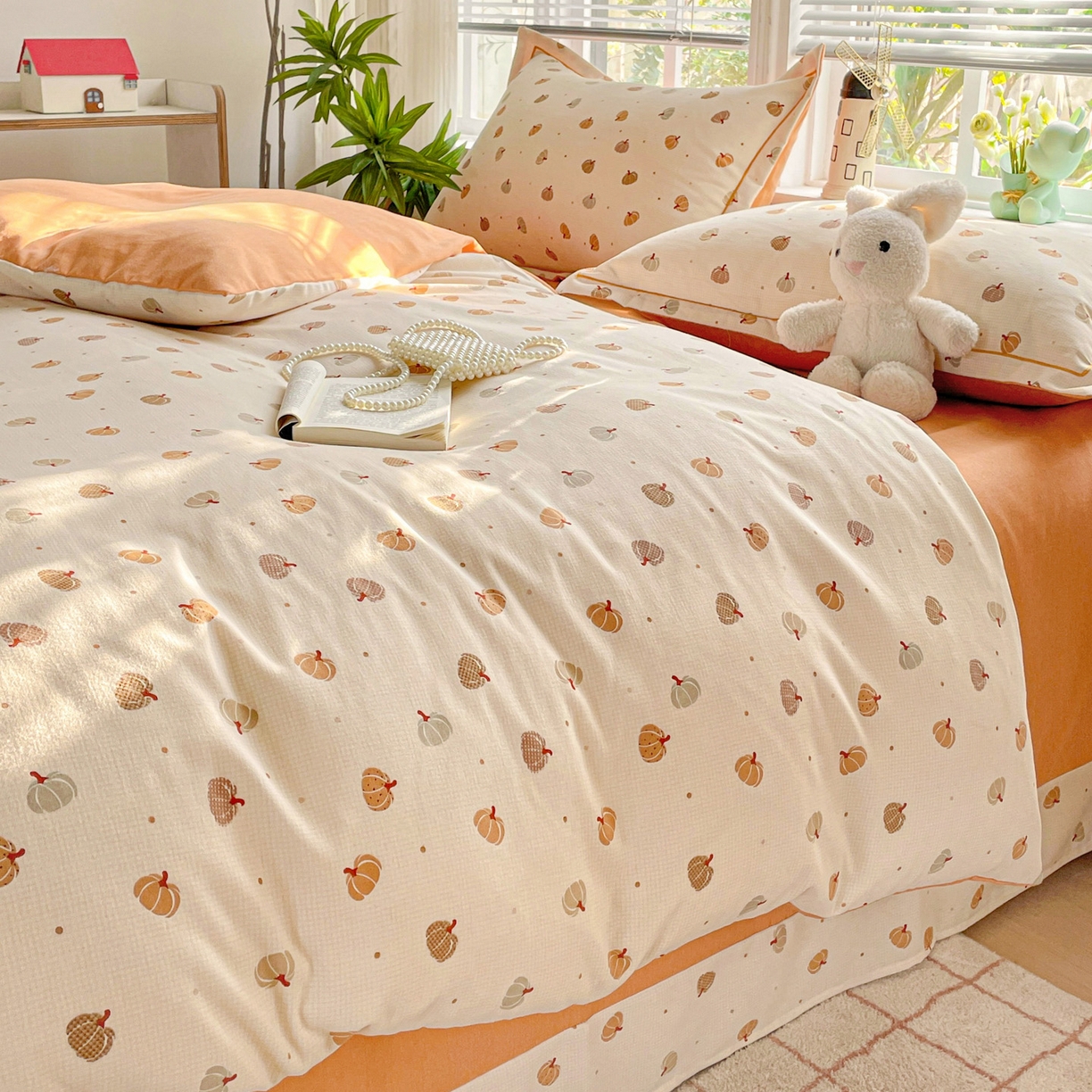 91家纺网 家纺一手货源 找家纺 （总）纽缦家纺 2025新款全棉纯棉磨毛印花四件套