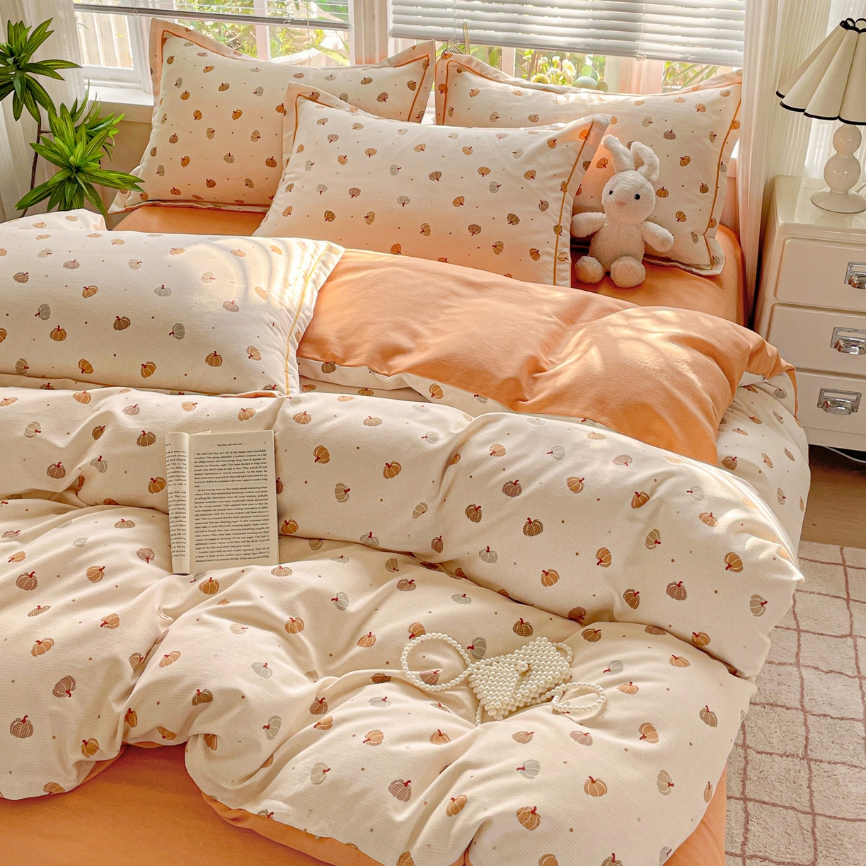 91家纺网 家纺一手货源 找家纺 （总）纽缦家纺 2025新款全棉纯棉磨毛印花四件套