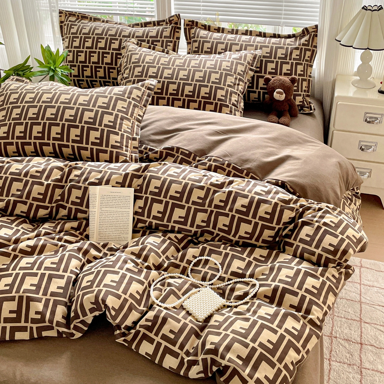 91家纺网 家纺一手货源 找家纺 （总）纽缦家纺 2025新款全棉纯棉磨毛印花四件套