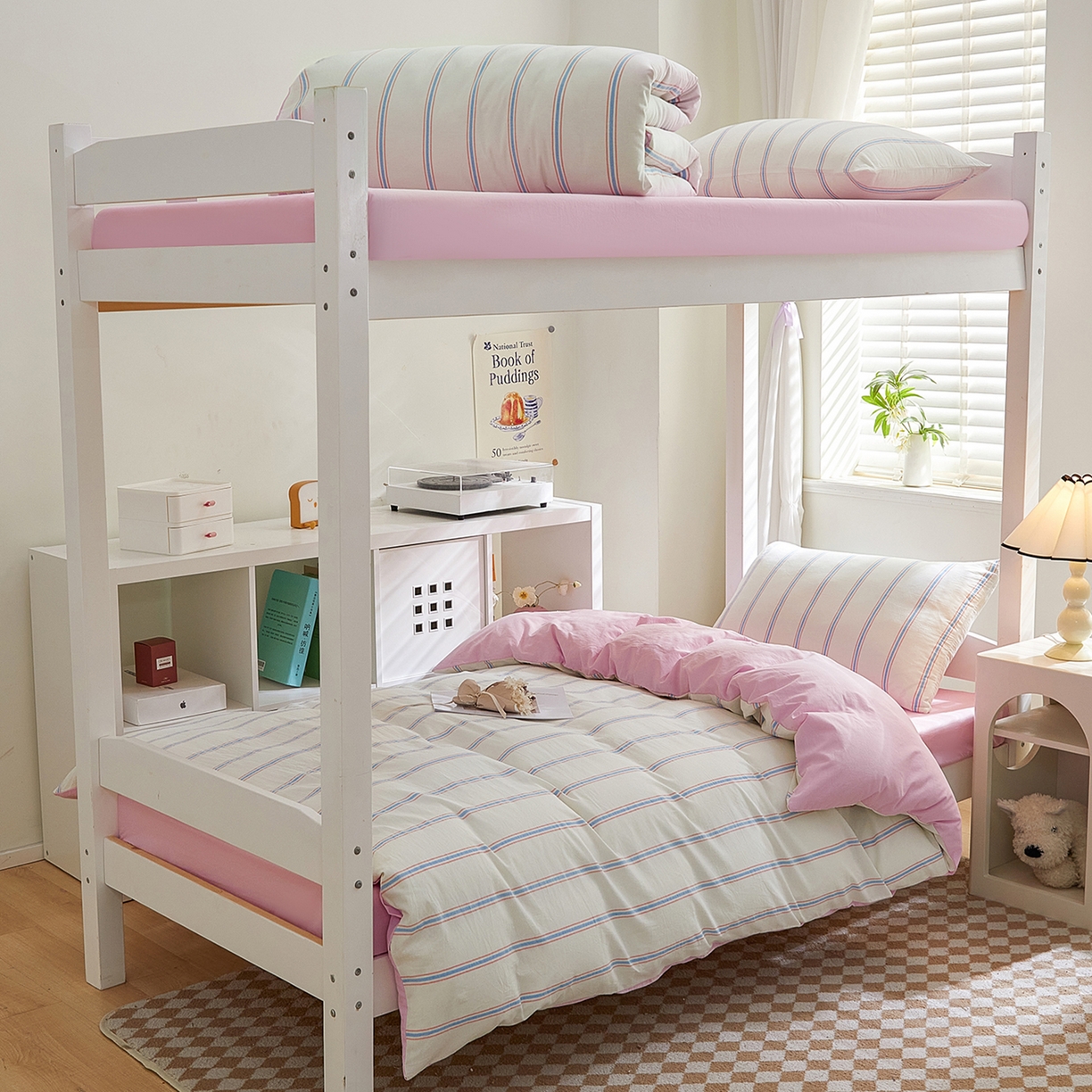 91家纺网 家纺一手货源 找家纺 （总）吾诺2025新款 色织全棉学生组合大礼包三件套四件套