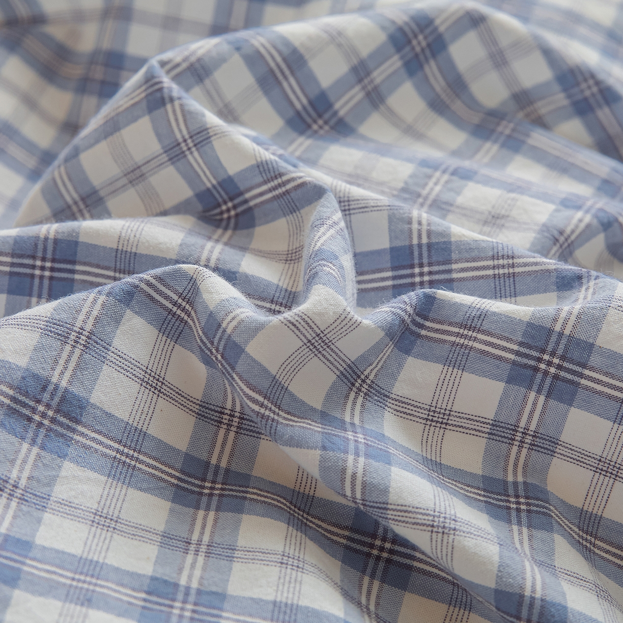 91家纺网 家纺一手货源 找家纺 吾诺2025新款 色织全棉学生组合大礼包三件套四件套 水手兰