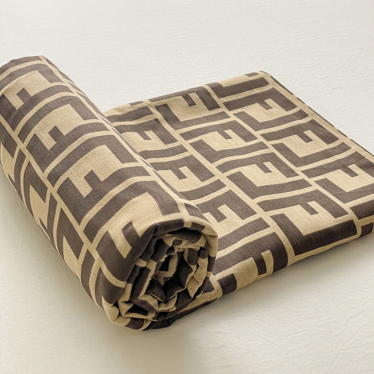 91家纺网 家纺一手货源 找家纺 纽缦家纺 2025新款全棉纯棉磨毛印花单床笠 床笠单件 芬迪格