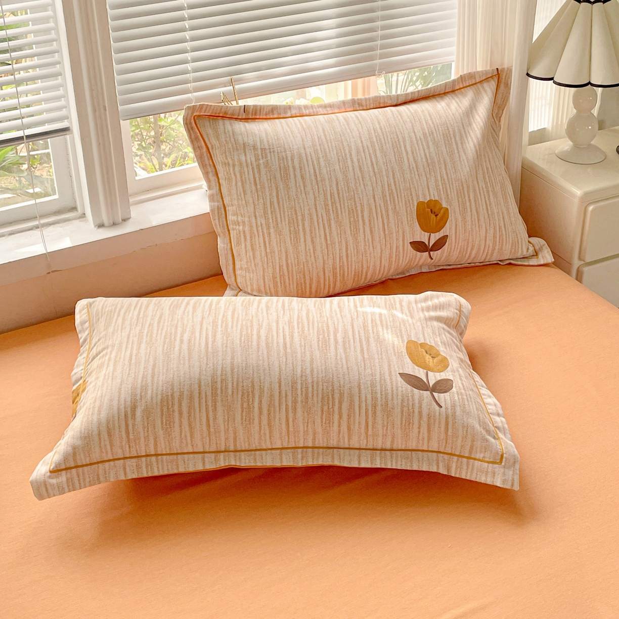 91家纺网 家纺一手货源 找家纺 纽缦家纺 2025新款全棉纯棉磨毛印花四件套 多洛塔咖