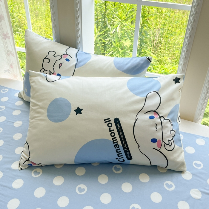 91家纺网 家纺一手货源 找家纺 （总）金爱家2025新款三丽鸥正版授权卡通数码印花混搭纯棉印花系列四件套