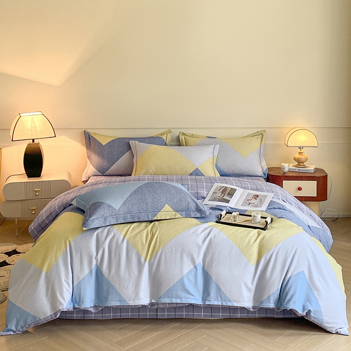 格里芬家纺 2025全棉加厚磨毛数码印花四件套格调