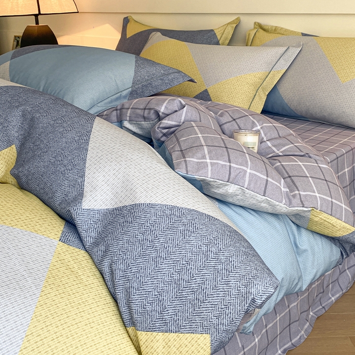 91家纺网 家纺一手货源 找家纺 格里芬家纺 2025全棉加厚磨毛数码印花四件套格调