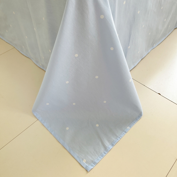 91家纺网 家纺一手货源 找家纺 金爱家2025新款三丽鸥正版授权卡通数码印花混搭纯棉印花系列四件套 棉三丽鸥-混搭点点玉桂狗蓝