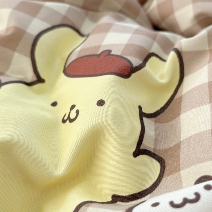 91家纺网 家纺一手货源 找家纺 金爱家2025新款三丽鸥正版授权卡通数码印花混搭纯棉印花系列四件套 棉三丽鸥-混搭可可布丁狗