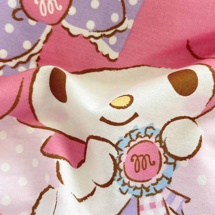 91家纺网 家纺一手货源 找家纺 金爱家2025新款三丽鸥正版授权卡通数码印花混搭纯棉印花系列四件套 棉三丽鸥-甜甜美乐蒂