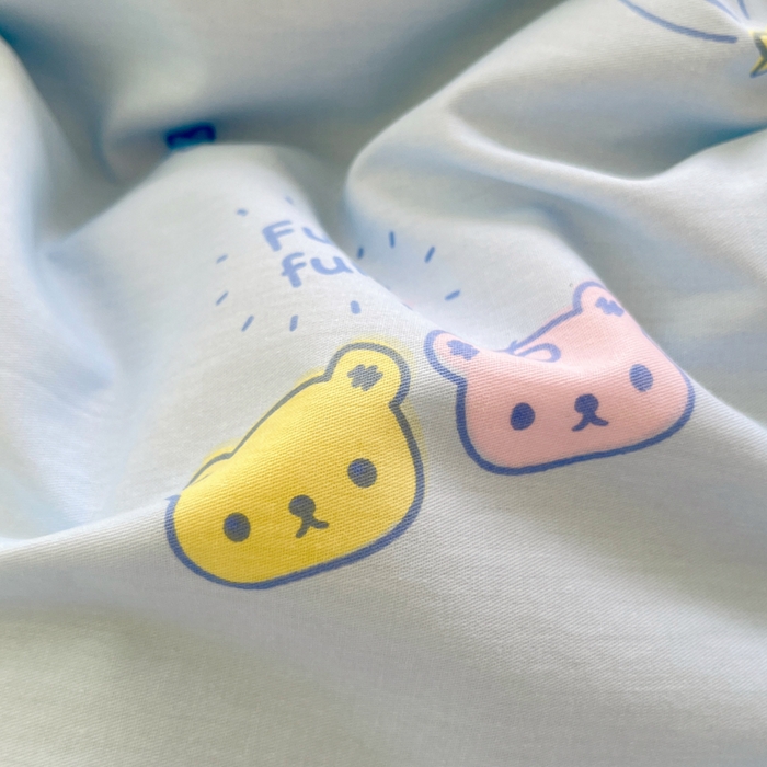 91家纺网 家纺一手货源 找家纺 金爱家2025新款三丽鸥正版授权卡通数码印花混搭纯棉印花系列四件套 棉三丽鸥-云朵大耳狗