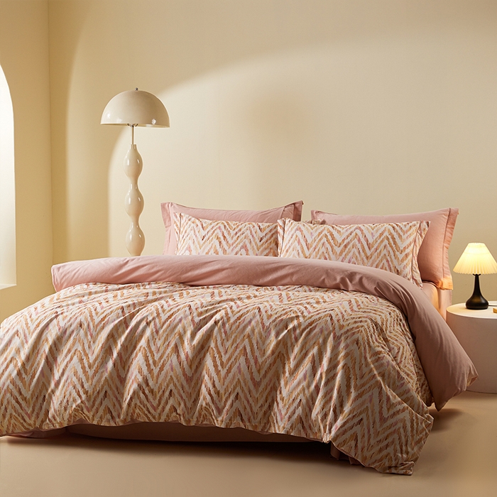 91家纺网 家纺一手货源 找家纺 格里芬家纺 2025全棉加厚磨毛数码印花四件套欧比亚