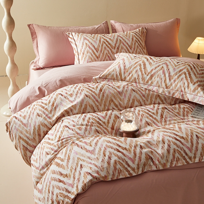 91家纺网 家纺一手货源 找家纺 格里芬家纺 2025全棉加厚磨毛数码印花四件套欧比亚