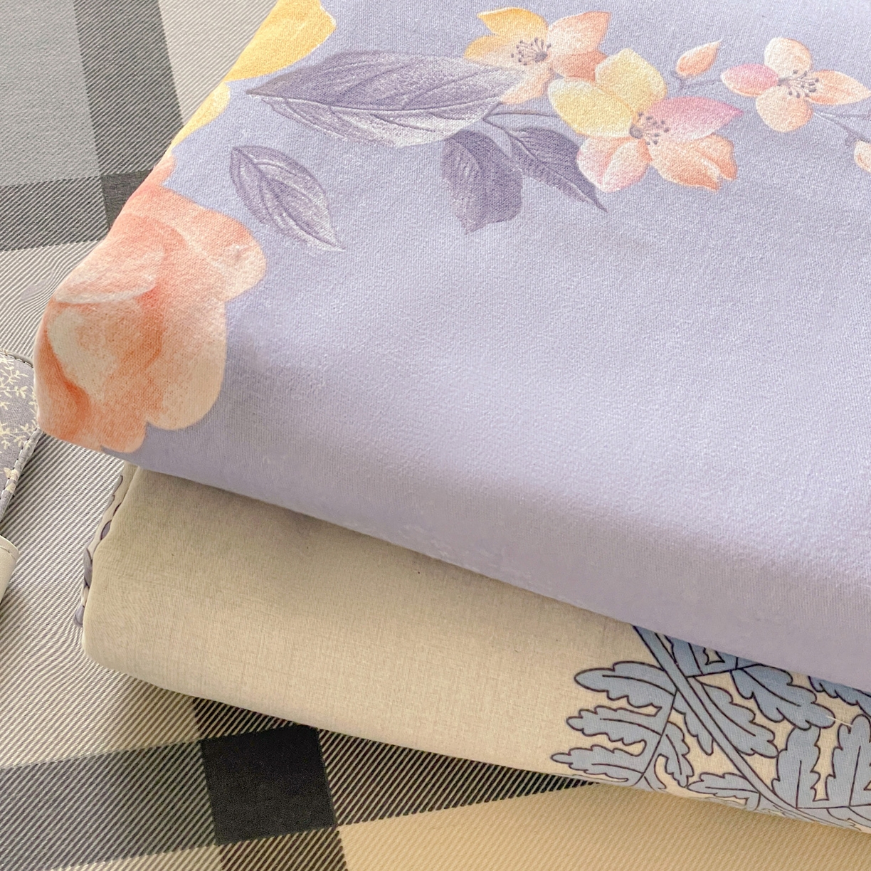 91家纺网 家纺一手货源 找家纺 （总）纽缦家纺 2025新款全棉纯棉磨毛印花单床单 床单单件