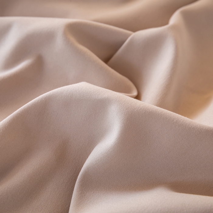 91家纺网 家纺一手货源 找家纺 芷凡家纺 2024新款水洗磨毛纯色双拼学生三件套四件套 杏色+玫瑰金