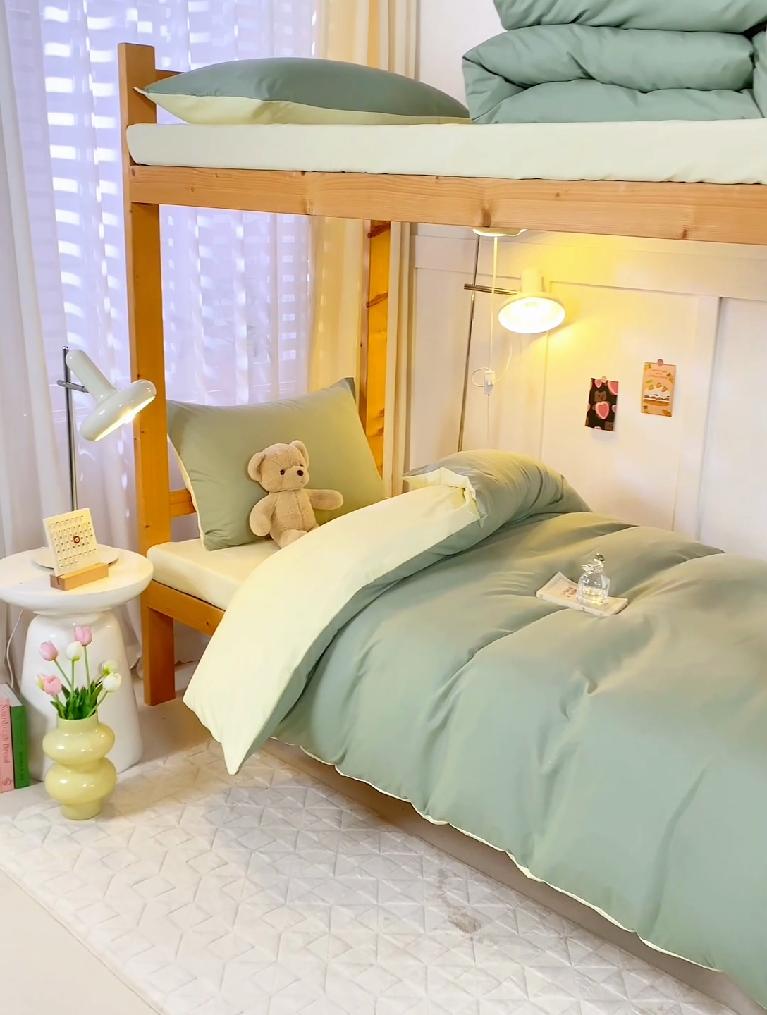 91家纺网 家纺一手货源 找家纺 （总）芷凡家纺 2024新款水洗磨毛纯色双拼学生三件套四件套