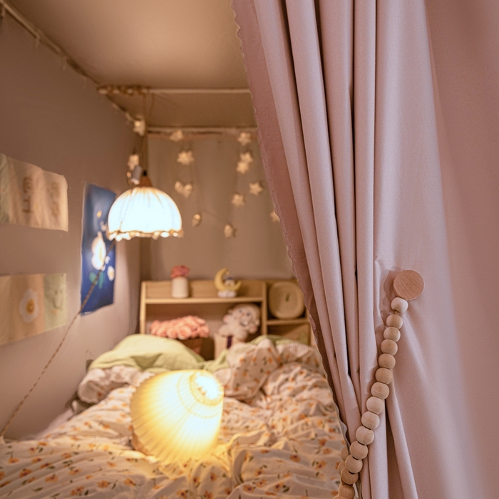 91家纺网 家纺一手货源 找家纺 飞轮海蚊帐 2025新款强遮光防蚊学生蚊帐-XZ-99（靠墙帘选配）生活有趣