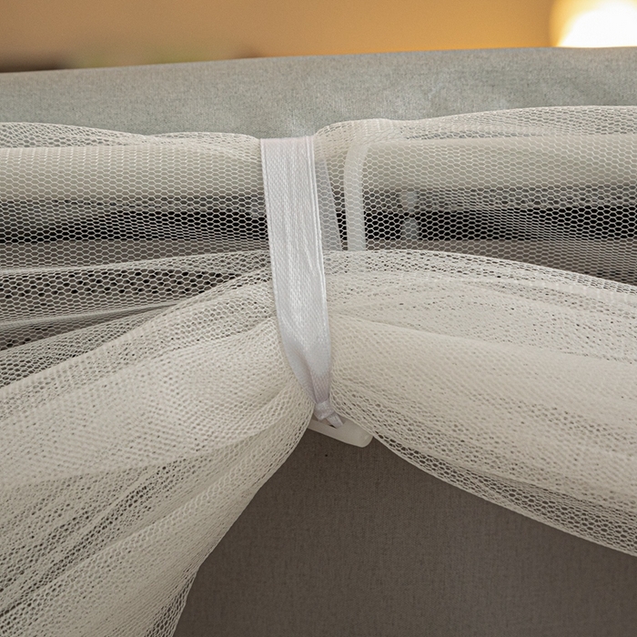 91家纺网 家纺一手货源 找家纺 飞轮海蚊帐 2025新款强遮光防蚊学生蚊帐-XZ-99（靠墙帘选配）银灰