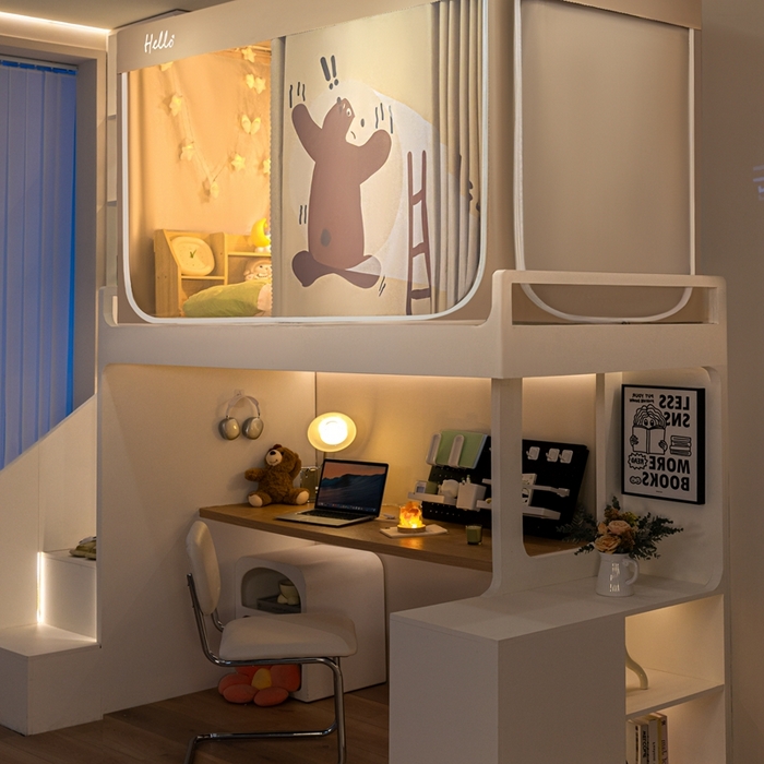 91家纺网 家纺一手货源 找家纺 飞轮海蚊帐 2025新款强遮光防蚊学生蚊帐-XZ-99（靠墙帘选配）不许动