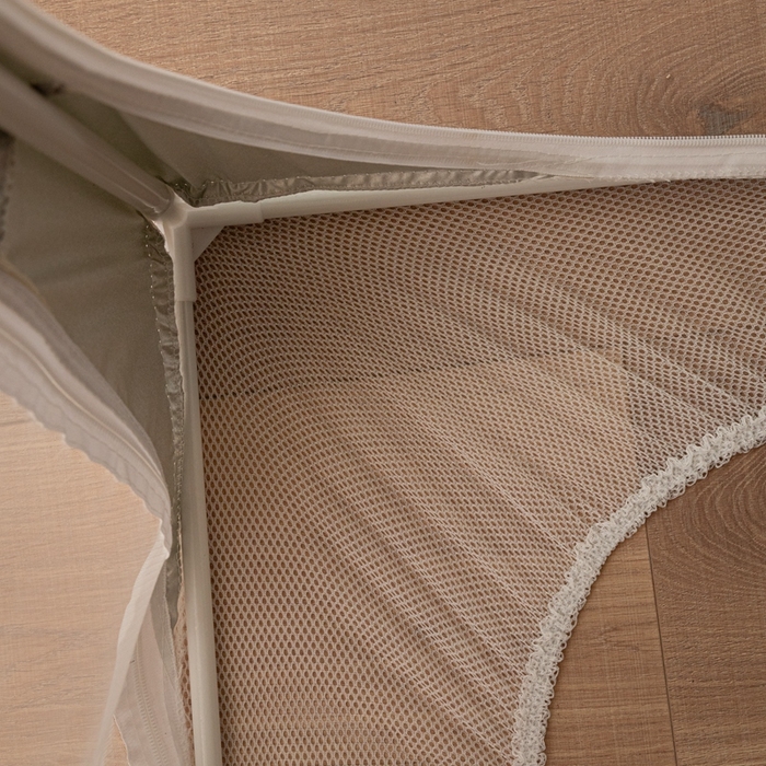 91家纺网 家纺一手货源 找家纺 飞轮海蚊帐 2025新款强遮光防蚊学生蚊帐-XZ-99（靠墙帘选配）奶油黄