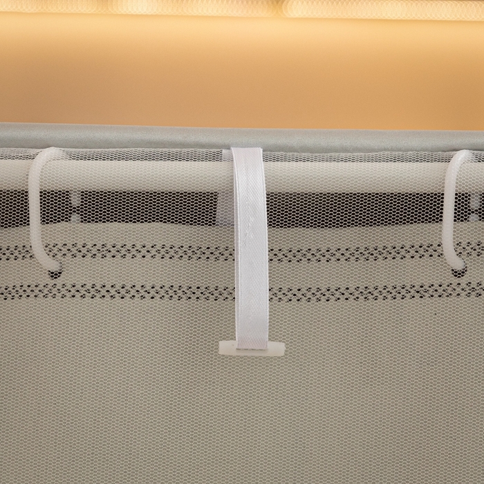 91家纺网 家纺一手货源 找家纺 飞轮海蚊帐 2025新款强遮光防蚊学生蚊帐-XZ-99（靠墙帘选配）奶油黄