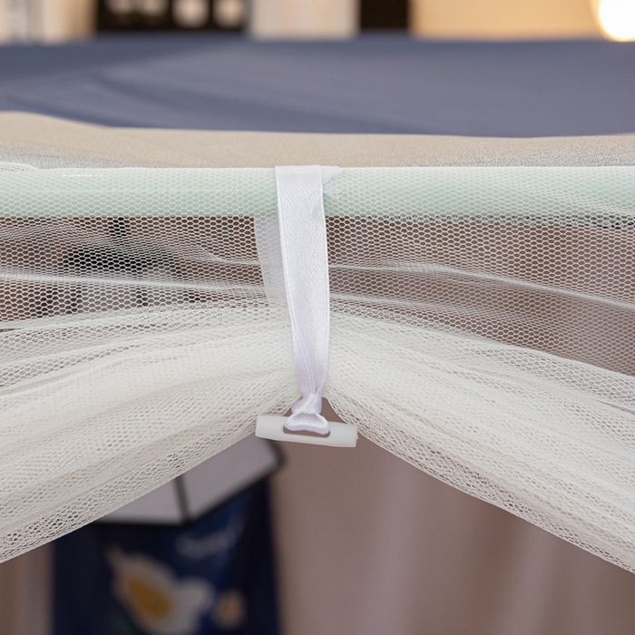 91家纺网 家纺一手货源 找家纺 飞轮海蚊帐 2025新款强遮光防蚊学生蚊帐-XZ-99（靠墙帘选配）开心绿