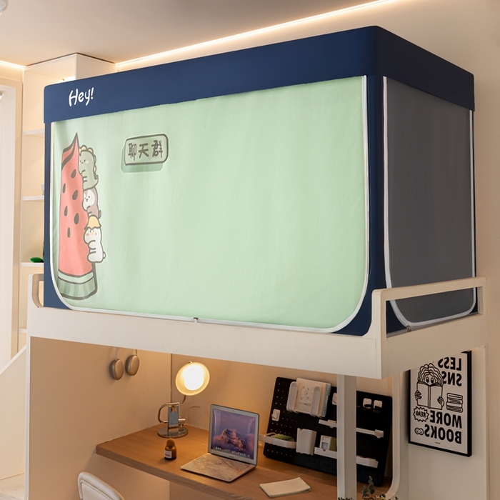 91家纺网 家纺一手货源 找家纺 飞轮海蚊帐 2025新款强遮光防蚊学生蚊帐-XZ-99（靠墙帘选配）聊天群