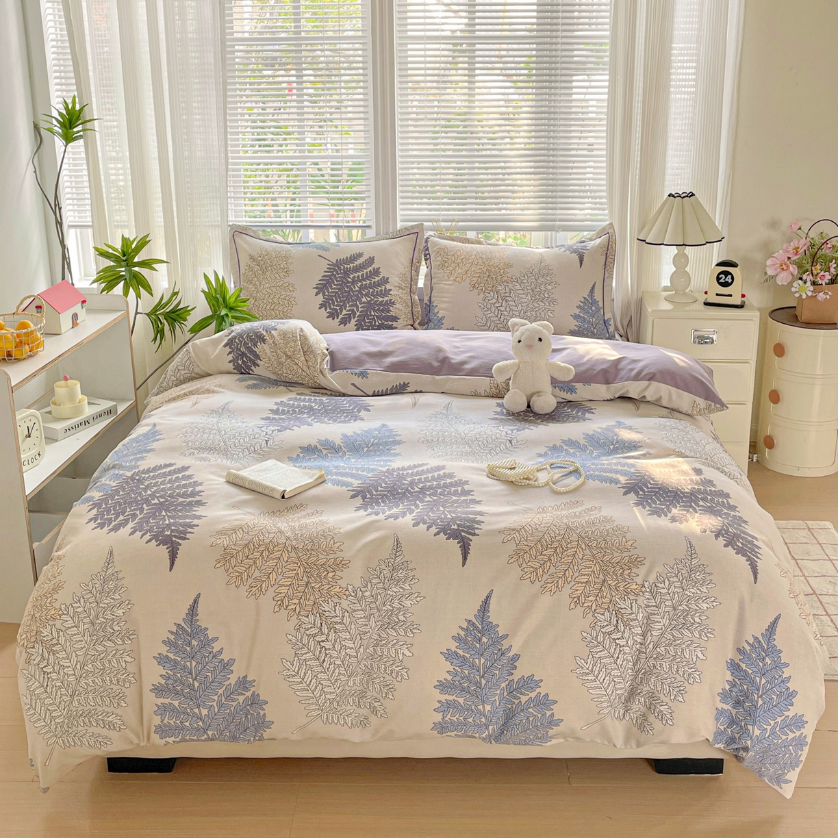 91家纺网 家纺一手货源 找家纺 （总）纽缦家纺 2025新款全棉纯棉磨毛印花单被套 被套单件