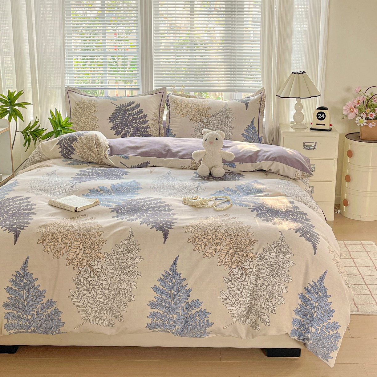 91家纺网 家纺一手货源 找家纺 （总）纽缦家纺 2025新款全棉纯棉磨毛印花单被套 被套单件