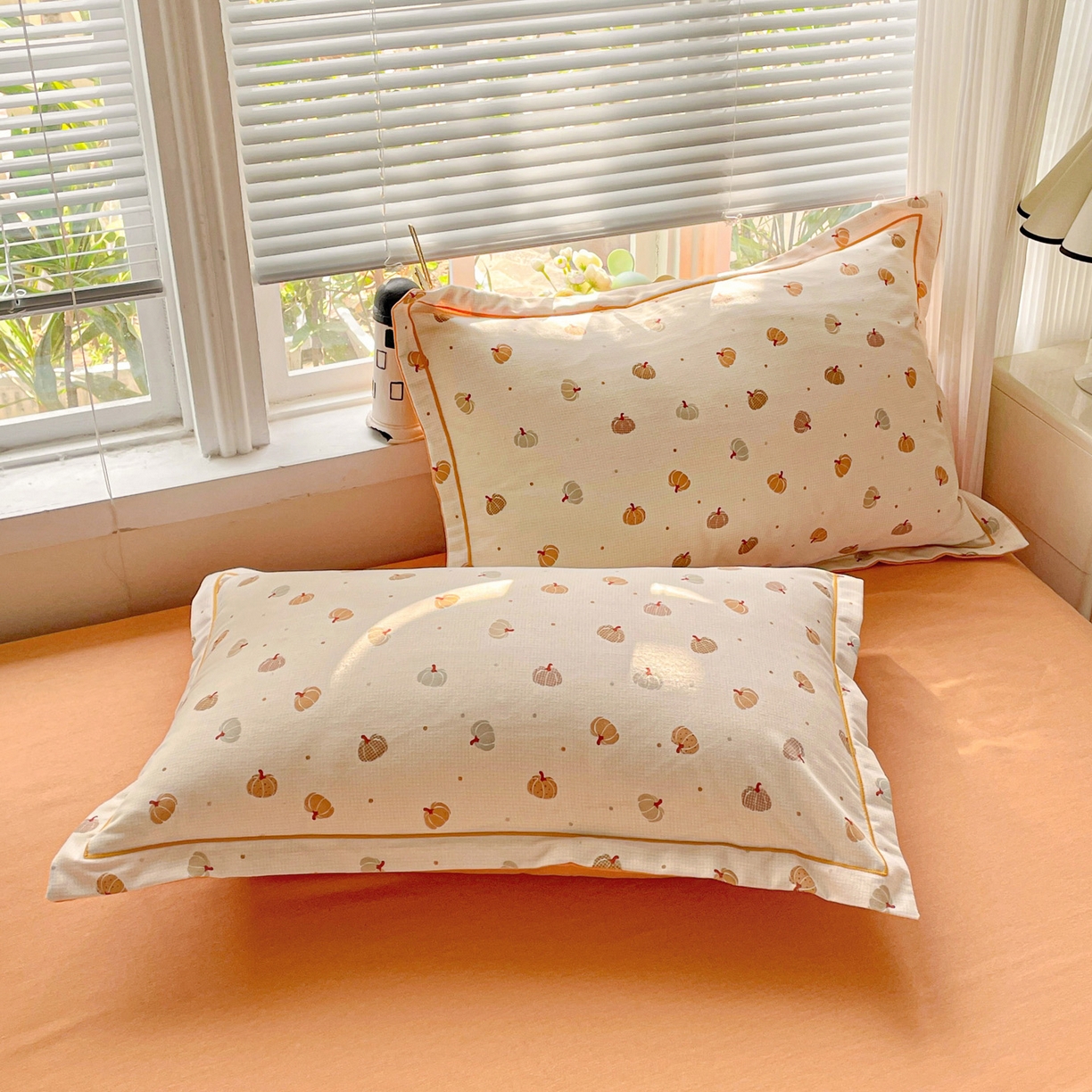 91家纺网 家纺一手货源 找家纺 （总）纽缦家纺 2025新款全棉纯棉磨毛印花单品枕套 枕套单件