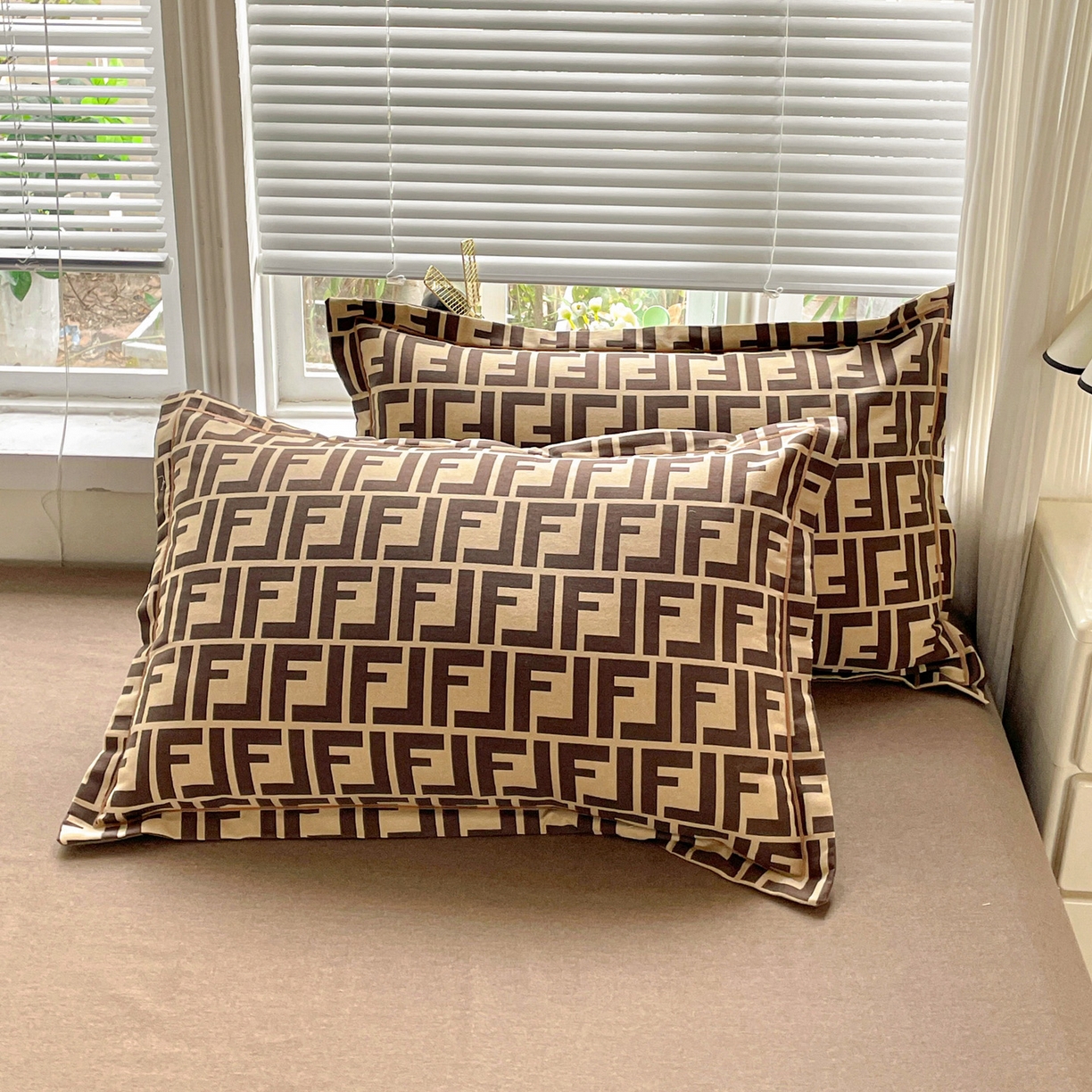 91家纺网 家纺一手货源 找家纺 （总）纽缦家纺 2025新款全棉纯棉磨毛印花单品枕套 枕套单件