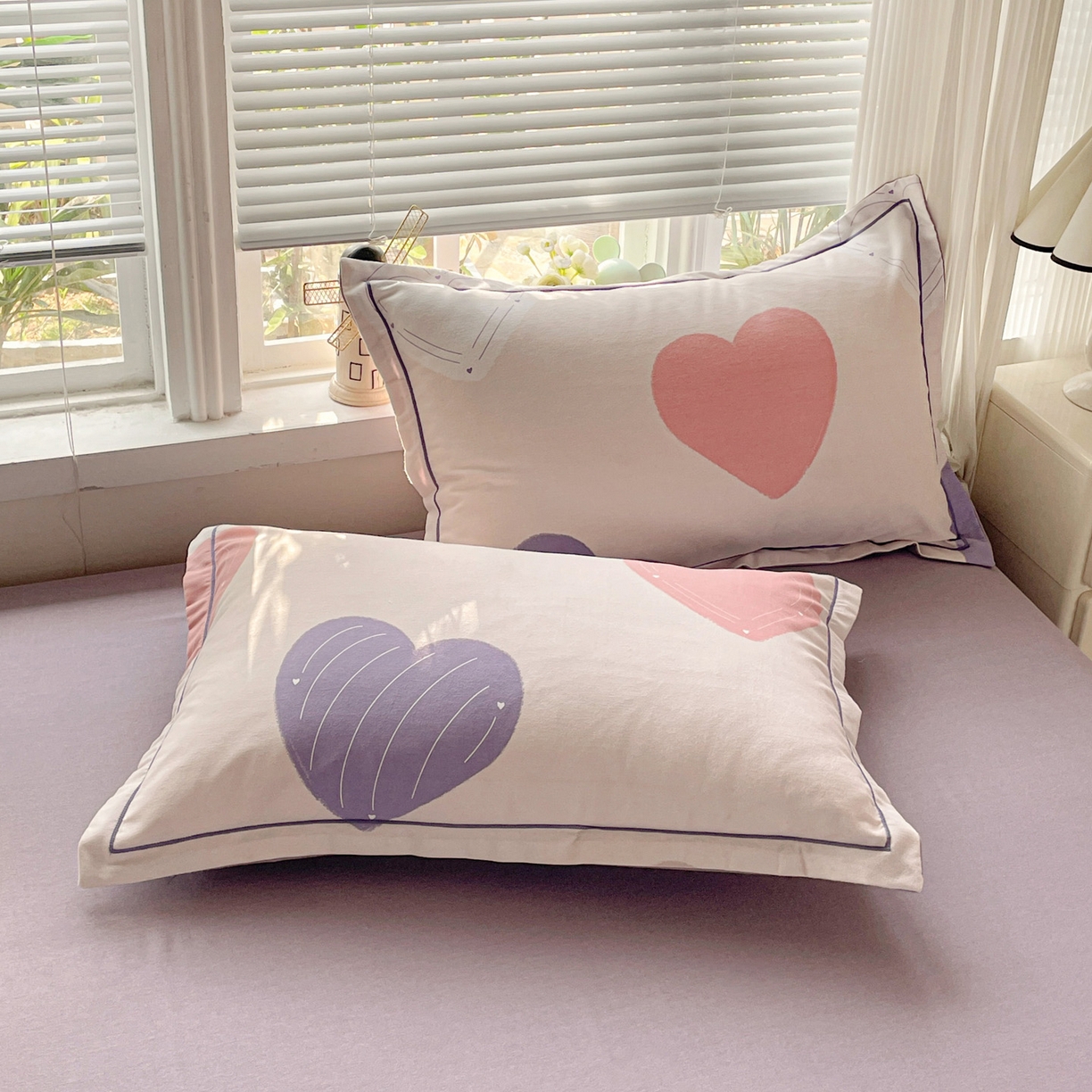 91家纺网 家纺一手货源 找家纺 （总）纽缦家纺 2025新款全棉纯棉磨毛印花单品枕套 枕套单件