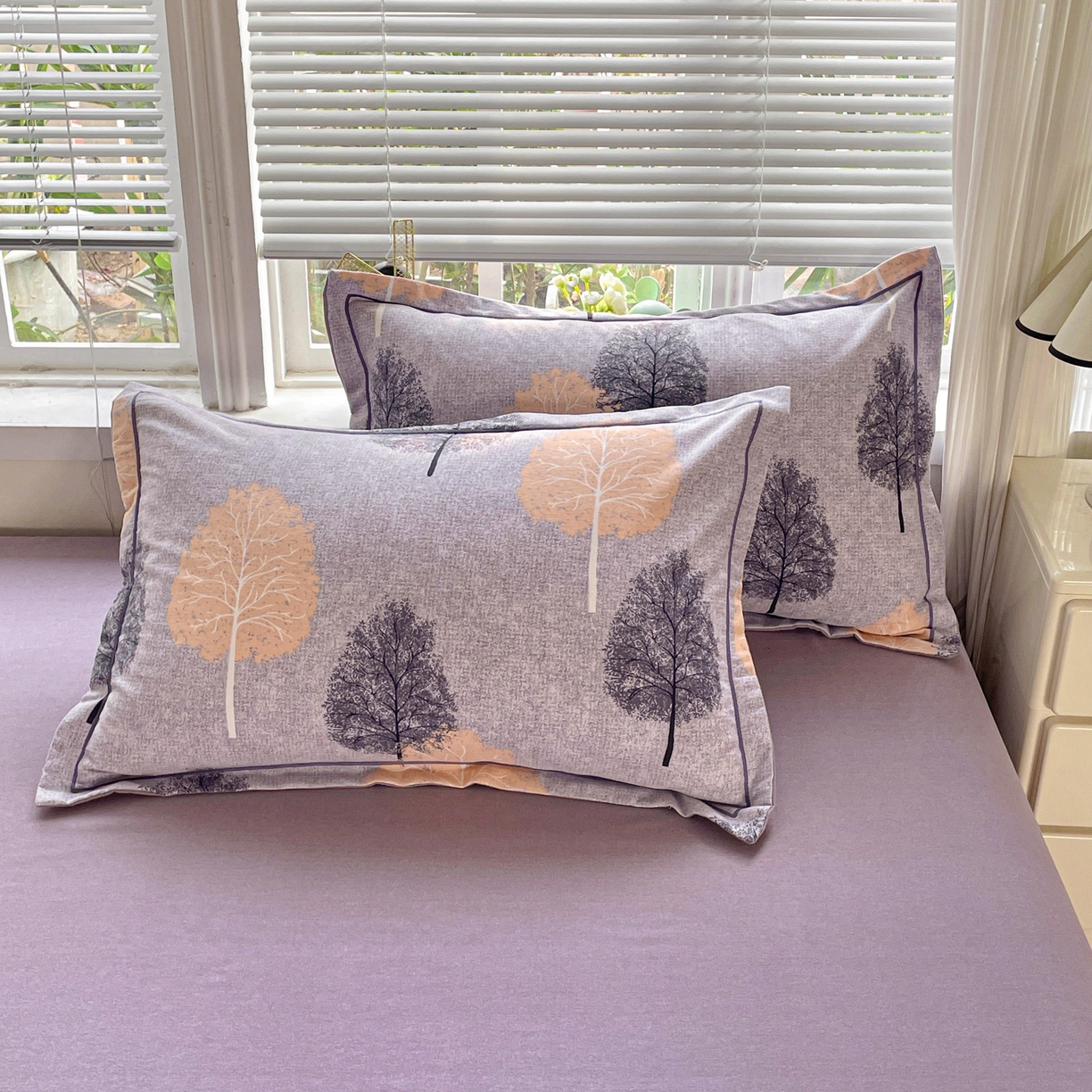 91家纺网 家纺一手货源 找家纺 （总）纽缦家纺 2025新款全棉纯棉磨毛印花单品枕套 枕套单件