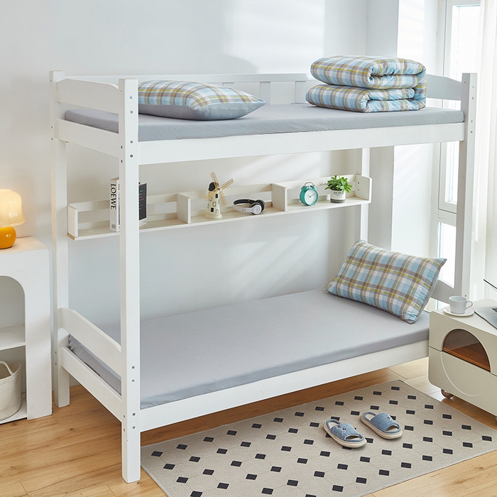 91家纺网 家纺一手货源 找家纺 恒科家纺 2025新款亲肤舒适小清新水洗棉四件套学生三件套-学生款宿舍三件套 莫妮兰