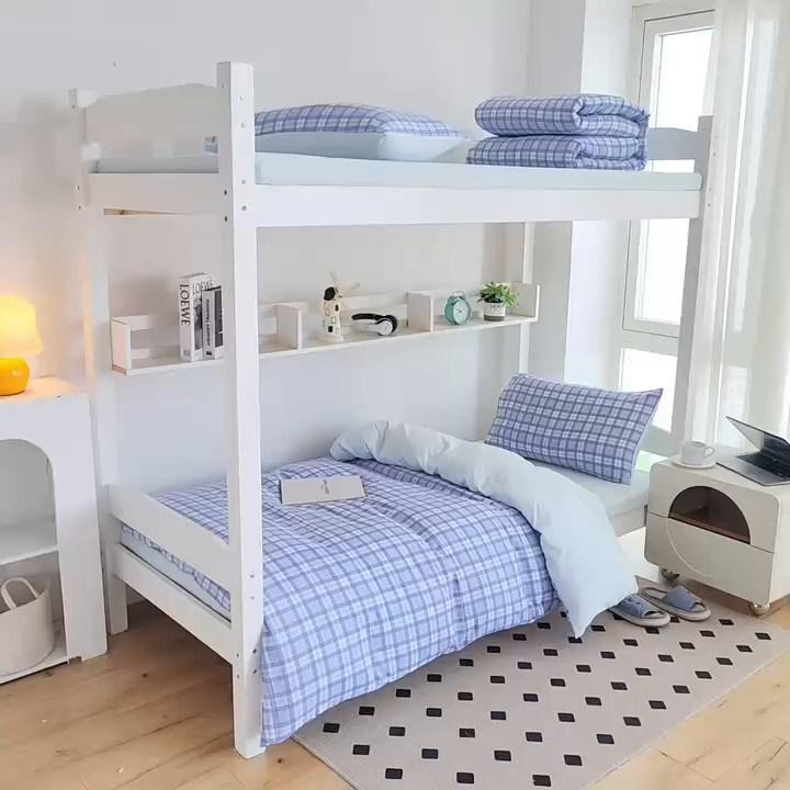 91家纺网 家纺一手货源 找家纺 （总）恒科家纺 2025新款亲肤舒适小清新水洗棉四件套学生三件套-学生款宿舍三件套