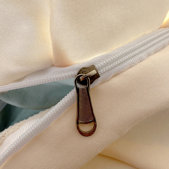 91家纺网 家纺一手货源 找家纺 冕悠家纺 2025新款少女心加厚超柔皱皱小花边水洗棉四件套（加微信提供买家秀 ） 公主-蓝点