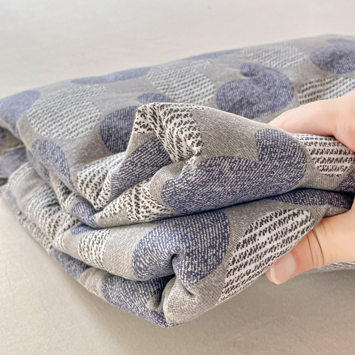 91家纺网 家纺一手货源 找家纺 纽缦家纺 2025新款全棉纯棉磨毛印花单被套 被套单件 心愿