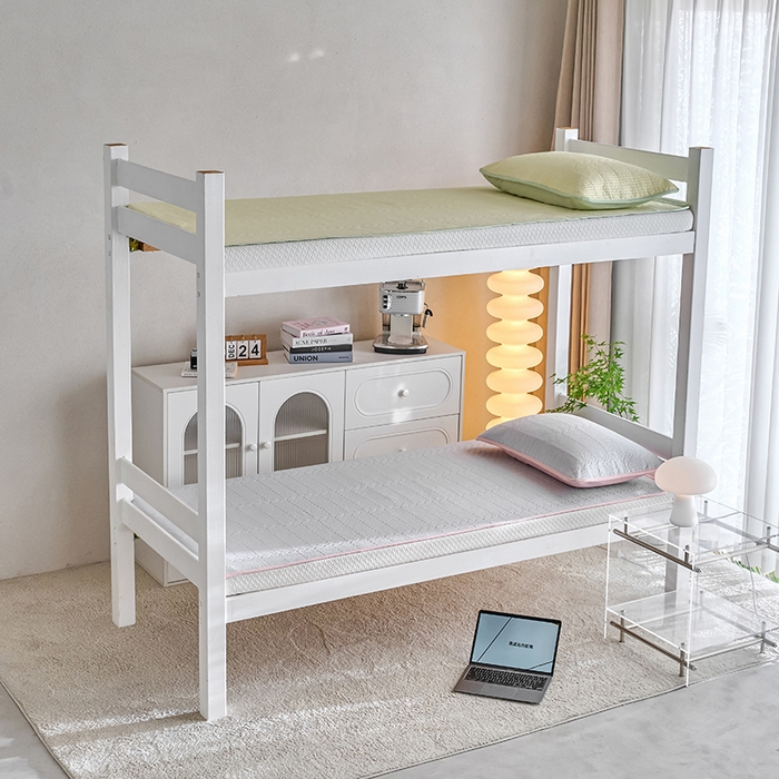 91家纺网 家纺一手货源 找家纺 X猫先生 2025新款全棉学生床盖纯色夹棉床单床护垫少女风撞色-糖果系列 糖果-梧桐灰